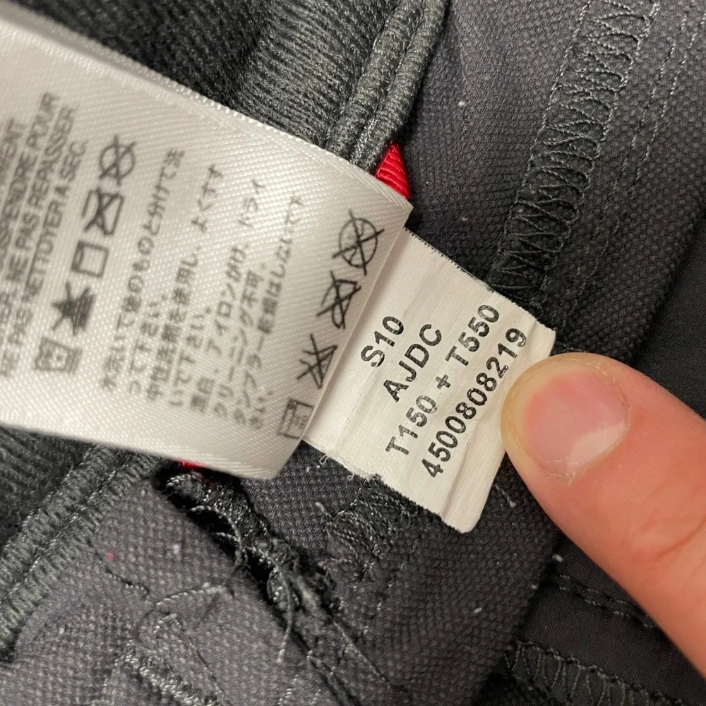 North Face Pants Mens 34 Gray Hiking Belted Straight Leg Nylon Stretch Tech